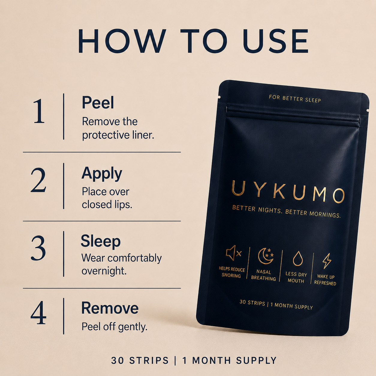 UYKUMO Premium Sleep Tape